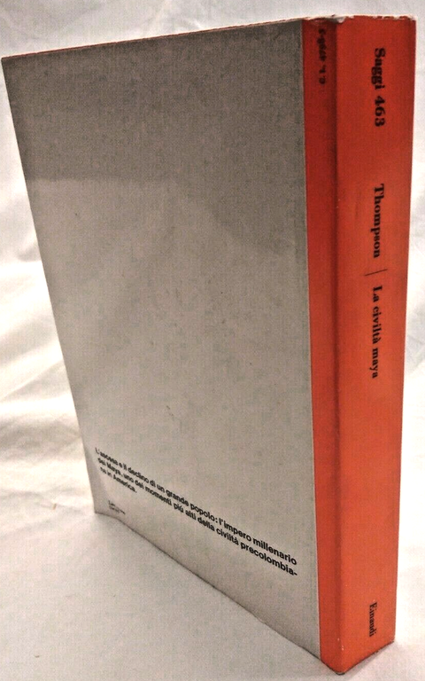 LA CIVILTÀ MAYA di J Eric S Thompson 1979 Einaudi …