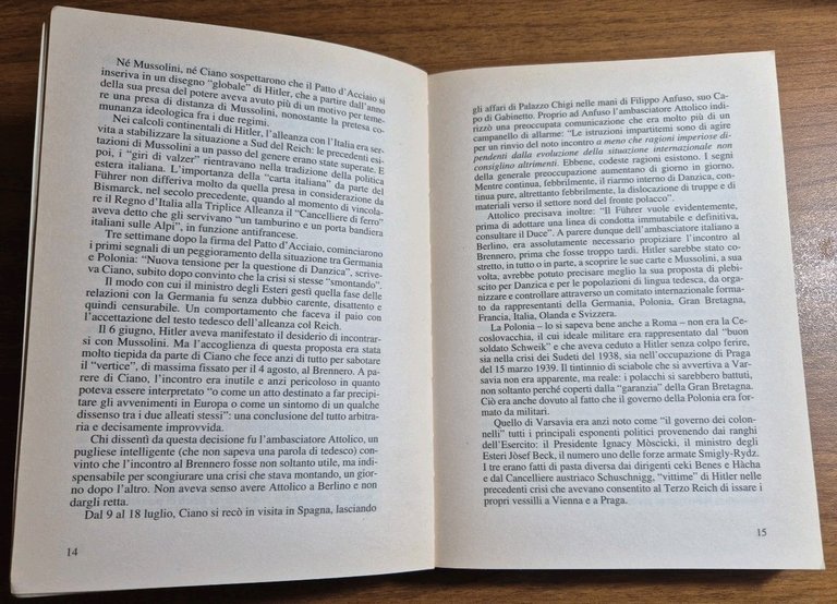 LA CLESSIDRA DI MUSSOLINI di Carlo de Risio 2000 Settimo …