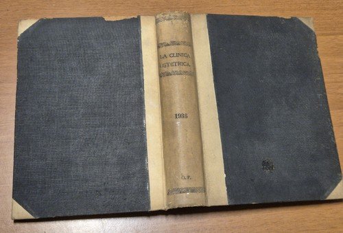 LA CLINICA OSTETRICA rivista di ostetricia ginecologia Annata 1936 vintage