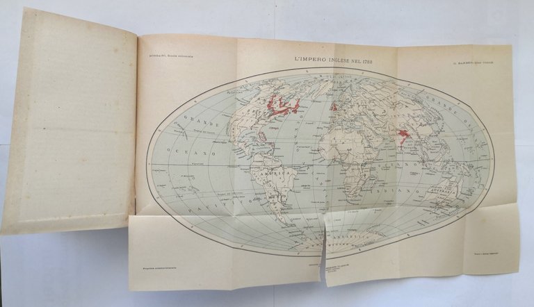 LA COLONIZZAZIONE INGLESE di Gennaro Mondaini 1916 Barbera Libro STORIA …