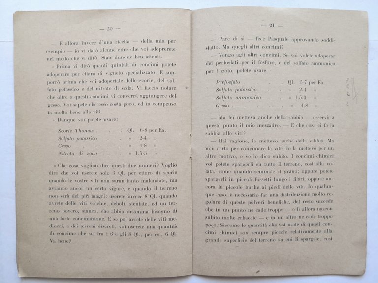 LA CONCIMAZIONE DELLA VITE di Giovanni Dalmasso 1927 Fratelli Ottavi …