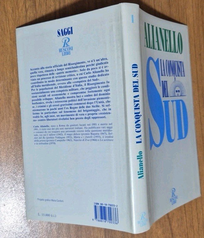 LA CONQUISTA DEL SUD di Carlo Alianello 1994 Rusconi Libro …