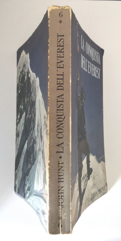 LA CONQUISTA DELL'EVEREST di John Hunt 1954 Libro Montagna Alpinismo …
