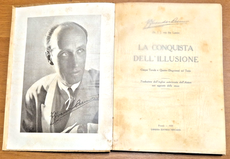 LA CONQUISTA DELL'ILLUSIONE di j J Van Der Leeuw 1934 …
