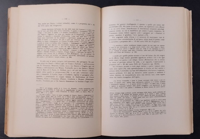 LA CRITICA DANTESCA NELL'OTTOCENTO di Aldo Vallone 1975 Olschki Libro …