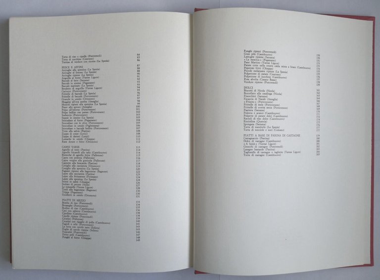 LA CUCINA DELLA LUNIGIANA ricette di Angelo Paracucchi 1981 Longanesi …
