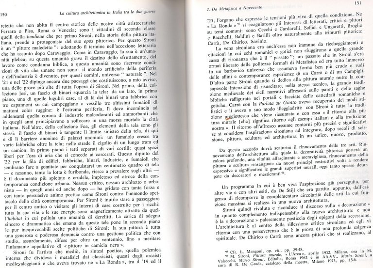 LA CULTURA ARCHITETTONICA IN ITALIA TRA DUE GUERRE di De …