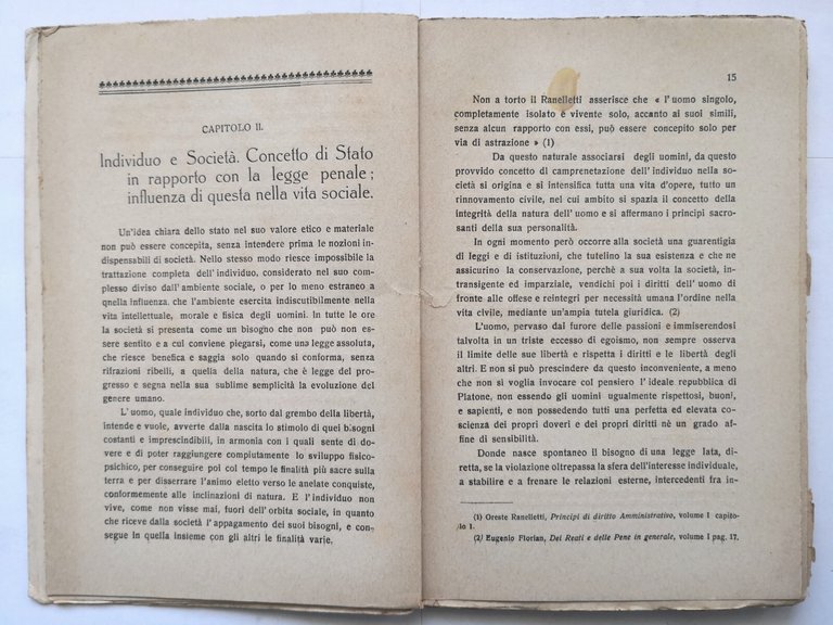 LA DELINQUENZA E L'AMBIENTE SOCIALE di Luigi Tucci 1922 La …