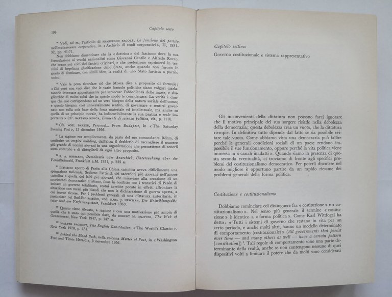 LA DEMOCRAZIA RAPPRESENTATIVA di Ferdinand Hermens 1968 Vallecchi Libro