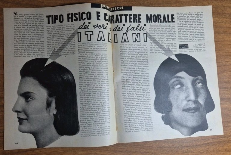 LA DIFESA DELLA RAZZA 1939 ANNO II n 14 Rivista …