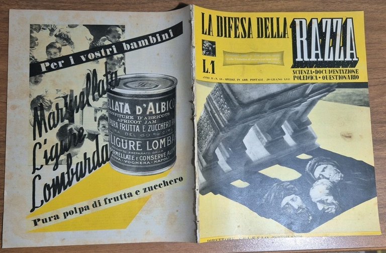 LA DIFESA DELLA RAZZA 1939 ANNO II n 16 Rivista …