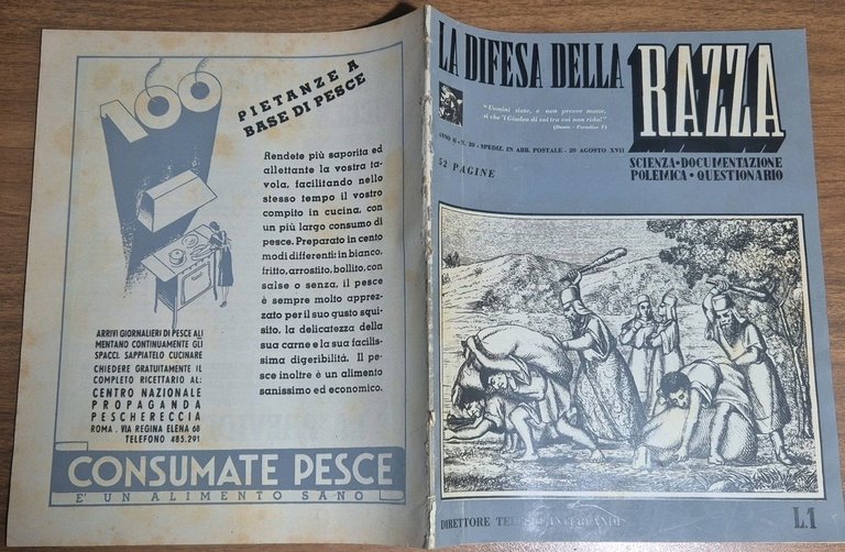 LA DIFESA DELLA RAZZA 1939 ANNO II n 20 Rivista …