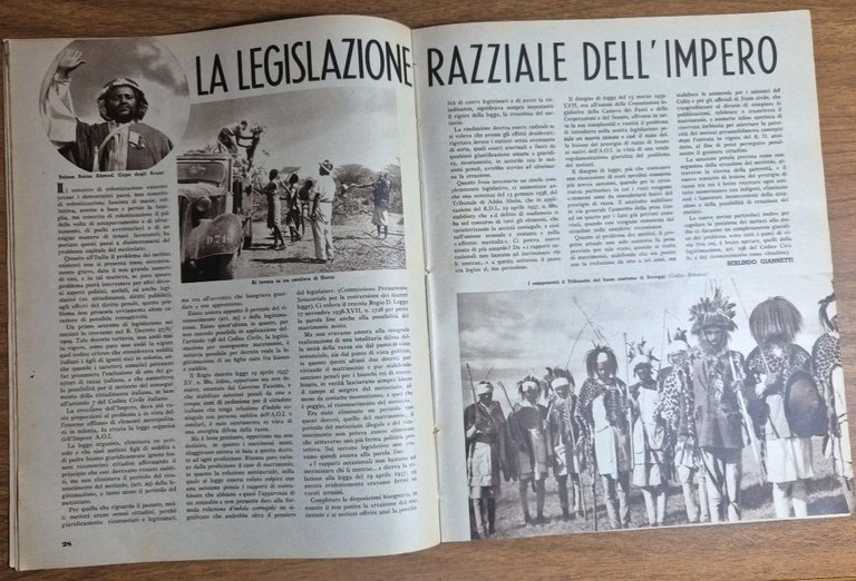 LA DIFESA DELLA RAZZA 1939 ANNO II numero 13 Rivista …