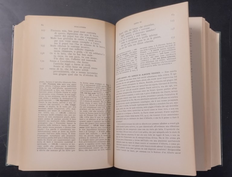 LA DIVINA COMMEDIA di Dante Alighieri 3 volumi 1971 Zanichelli …