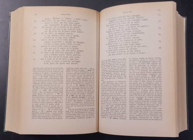 LA DIVINA COMMEDIA di Dante Alighieri 3 volumi 1971 Zanichelli …