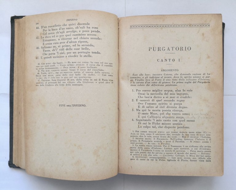 LA DIVINA COMMEDIA di Dante Alighieri con la vita Tommaseo …