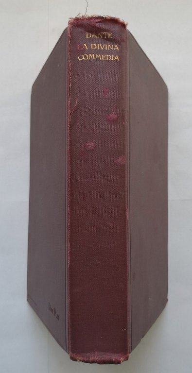 LA DIVINA COMMEDIA ortofonica sistematica di Dante Alighieri 1926 Hoepli …