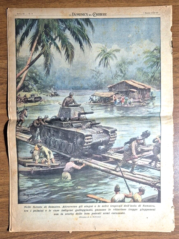 LA DOMENICA DEL CORRIERE 1 marzo 1942 nelle foreste di …