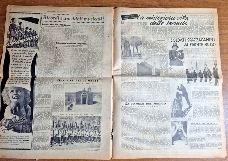 LA DOMENICA DEL CORRIERE 1 marzo 1942 nelle foreste di …