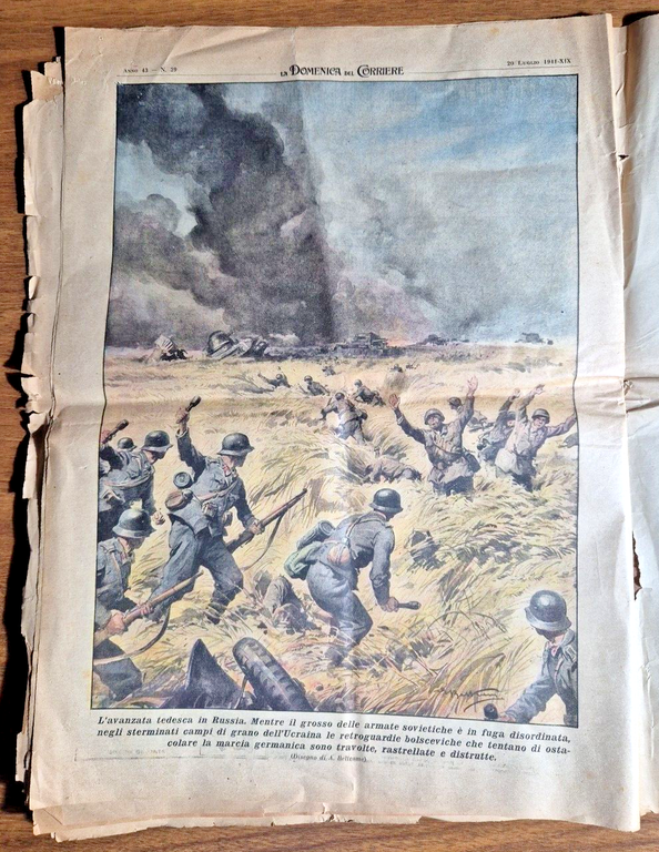 LA DOMENICA DEL CORRIERE 20 luglio 1941 avanzata tedesca in …