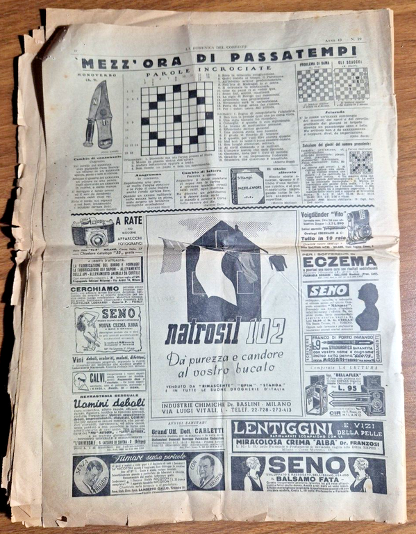 LA DOMENICA DEL CORRIERE 20 luglio 1941 avanzata tedesca in …