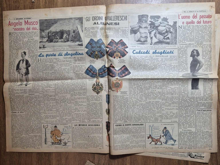 LA DOMENICA DEL CORRIERE 5 aprile 1942 Sommergibili italiani giornale …