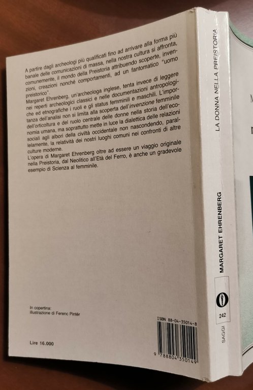 LA DONNA NELLA PREISTORIA di Margaret Ehrenberg 1992 Mondadori libro …