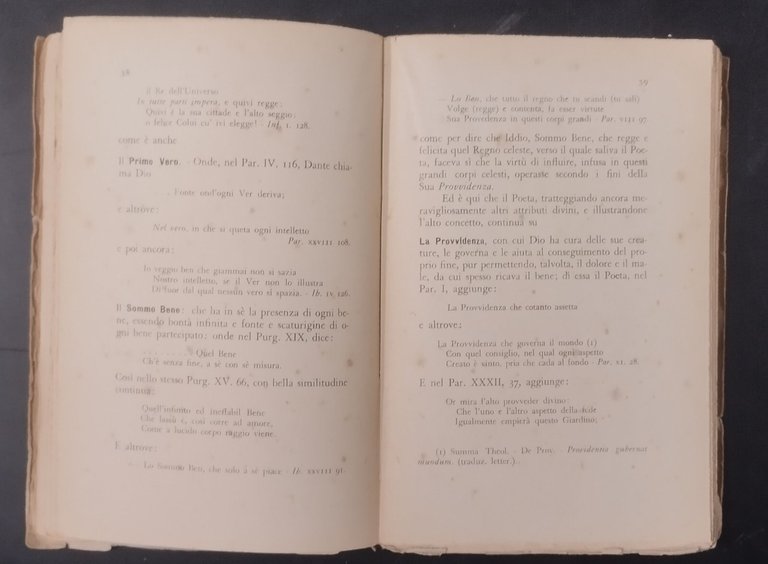 LA DOTTRINA CATTOLICA NELLA DIVINA COMMEDIA di Aristide D'Alessandro 1933 …