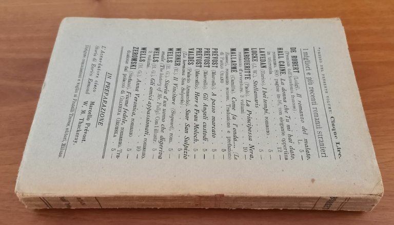 LA DUCHESSA AZZURRA di Paolo Bourget 1921 Treves Libro Romanzo …