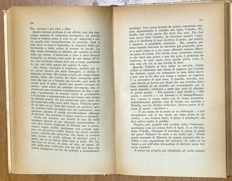 LA FAMIGLIA GOLOVLIOV di Michail Saltykov Scedrin 1947 I edizione …