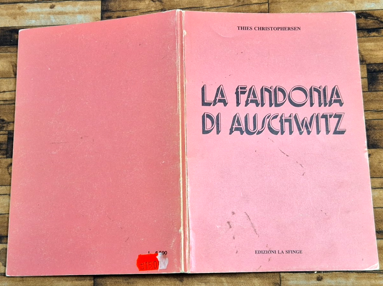 LA FANDONIA DI AUSCHWITZ di Christophersen 1984 Edizioni La Sfinge … | Immagine Gallery 2