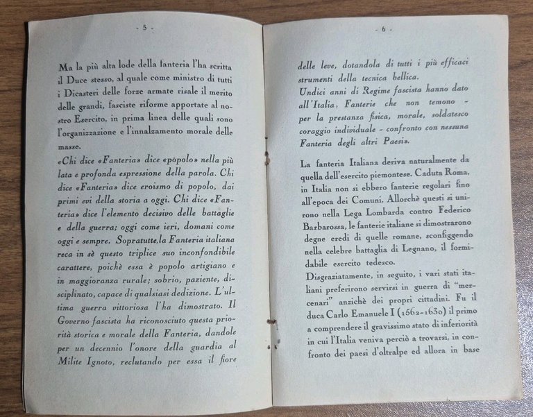 LA FANTERIA l’esercito italiano Marzotto 1934 libro illustrato Bibliotechina