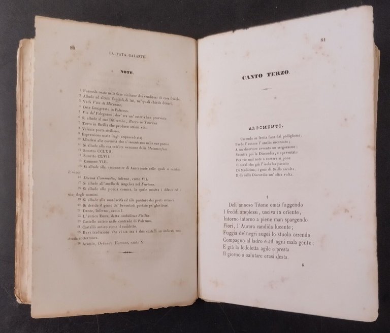 LA FATA GALANTE POEMA BERNESCO di Giovanni Meli 1856 Le …