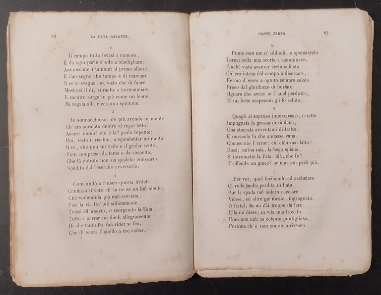 LA FATA GALANTE POEMA BERNESCO di Giovanni Meli 1856 Le …