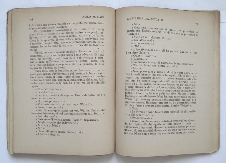 LA FIAMMA DEL PECCATO romanzo di James Cain 1946 De …