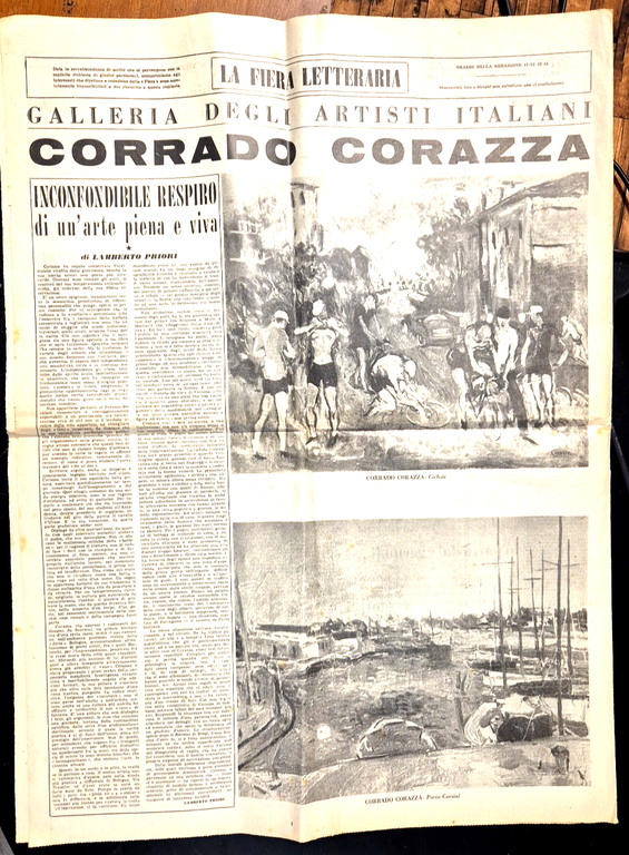 LA FIERA LETTERARIA rivista 15 luglio 1956 Accrocca Cetrangolo Poesie …