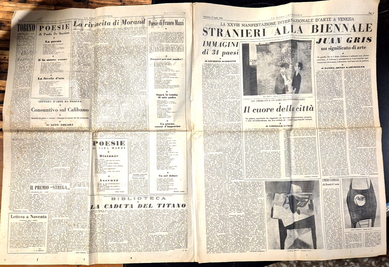 LA FIERA LETTERARIA rivista 15 luglio 1956 Accrocca Cetrangolo Poesie …