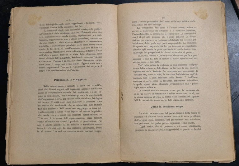 LA FILOSOFIA COME SCIENZA di Paul Carus 1914 Formiggini Libro …