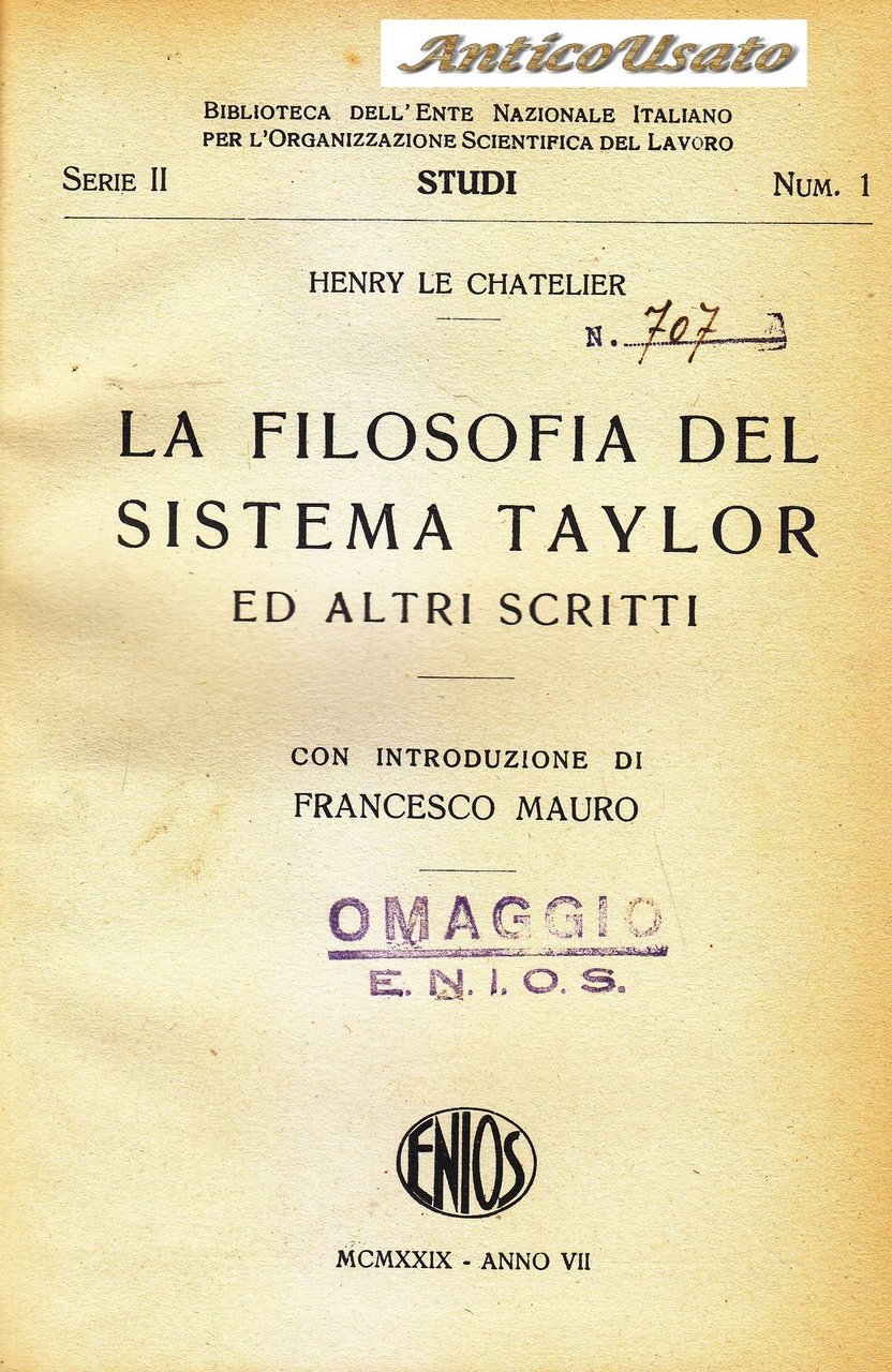 LA FILOSOFIA DEL SISTEMA TAYLOR ALTRI SCRITTI di Henry Le …