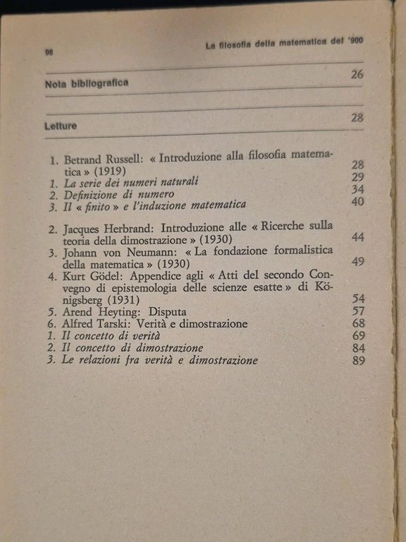 LA FILOSOFIA DELLA MATEMATICA DEL 900 di Ettore Casari 1973 … | Immagine Gallery 7