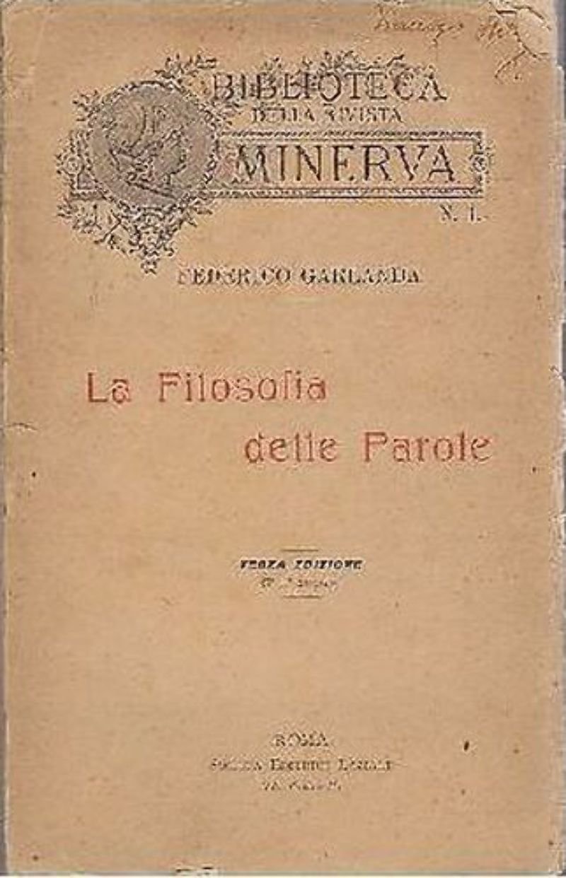 LA FILOSOFIA DELLE PAROLE di Federico Garlanda - libro linguistica …
