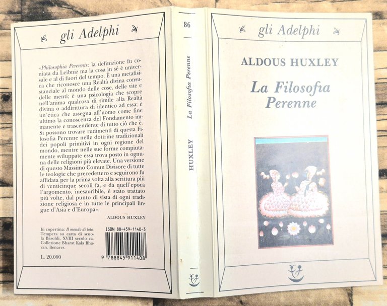 LA FILOSOFIA PERENNE di Aldous Huxley 1995 gli Adelphi Libro | Immagine Gallery 2
