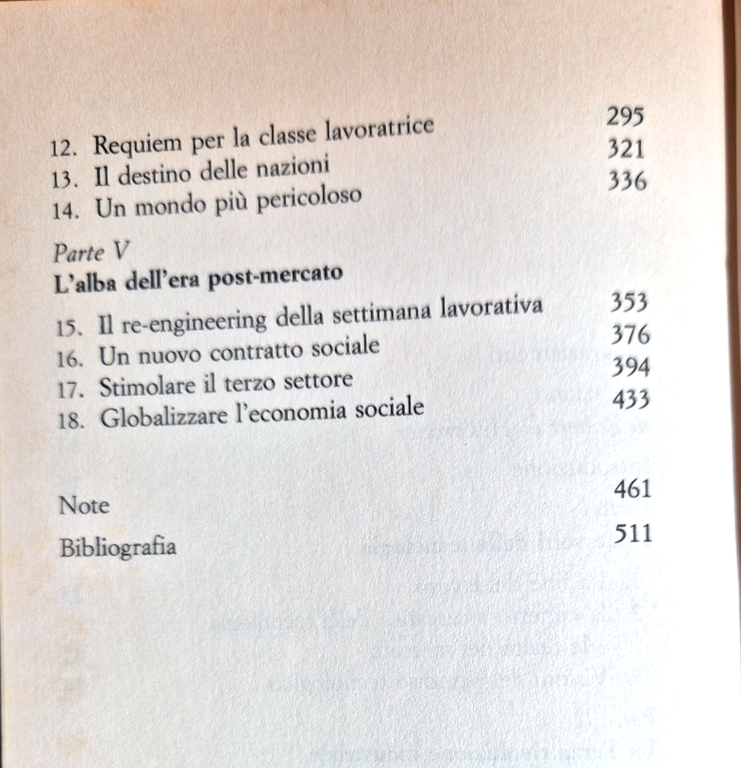 LA FINE DEL LAVORO di Jeremy Rifkin 1997 Baldini e …