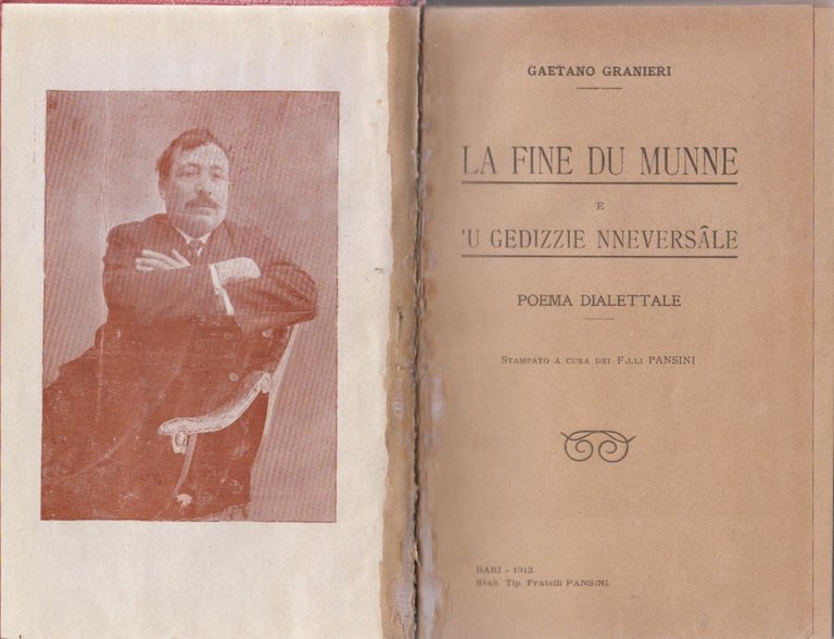 LA FINE DU MUNNE E U GEDDIZIE NNEVERSALE di Gaetano …