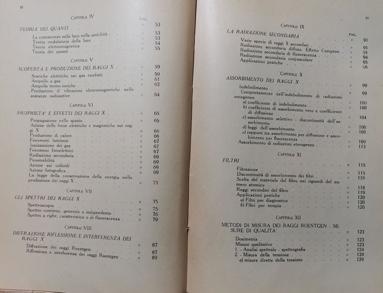 LA FISICA DEI RAGGI X di Enrico Via 1941 Tipografia …