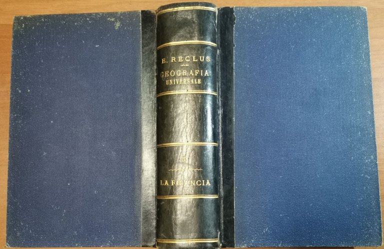LA FRANCIA di Eliseo Reclus 1892 Libro Antico Illustrato Geografia …