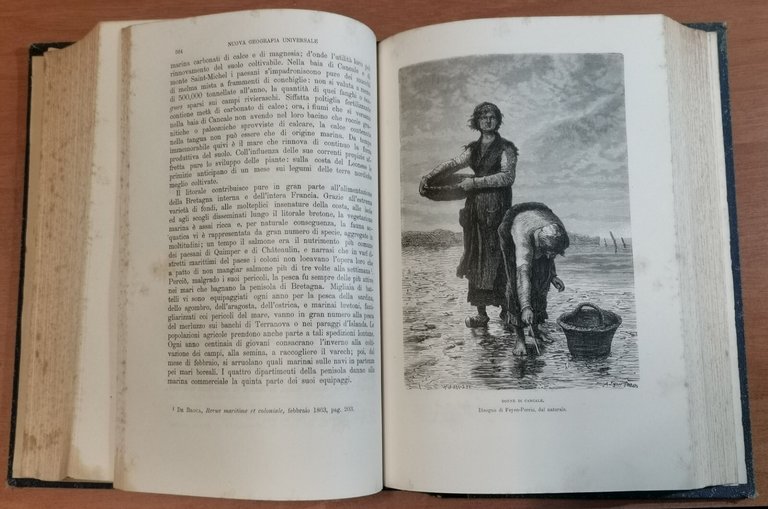 LA FRANCIA di Eliseo Reclus 1892 Libro Antico Illustrato Geografia …
