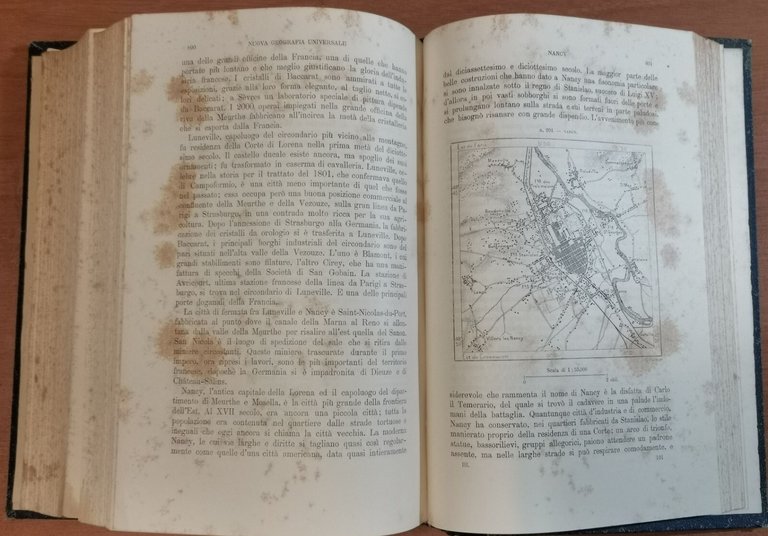 LA FRANCIA di Eliseo Reclus 1892 Libro Antico Illustrato Geografia …