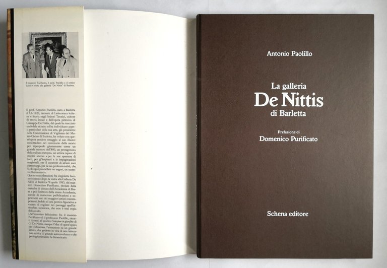 LA GALLERIA DE NITTIS DI BARLETTA Antonio Paolillo 1984 Schena …