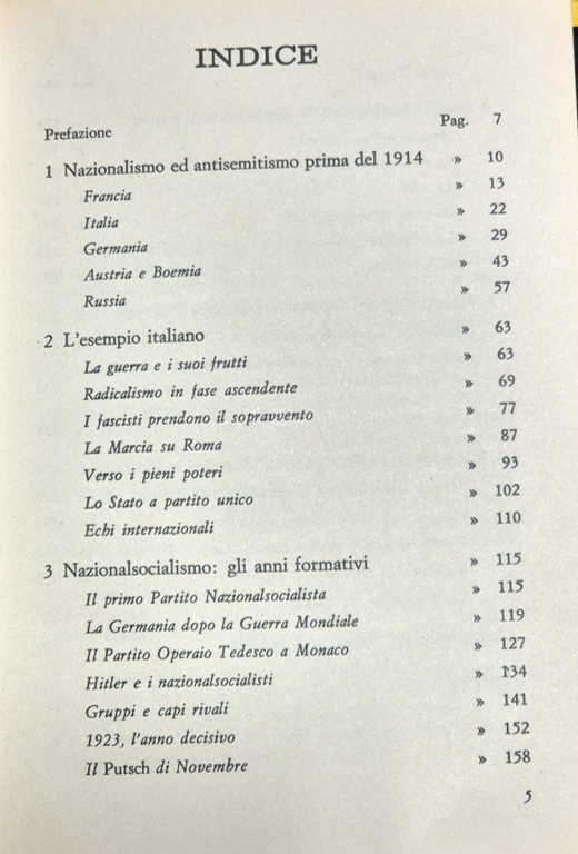 LA GENESI DEL FASCISMO di F L Carsten 1970 Baldini …